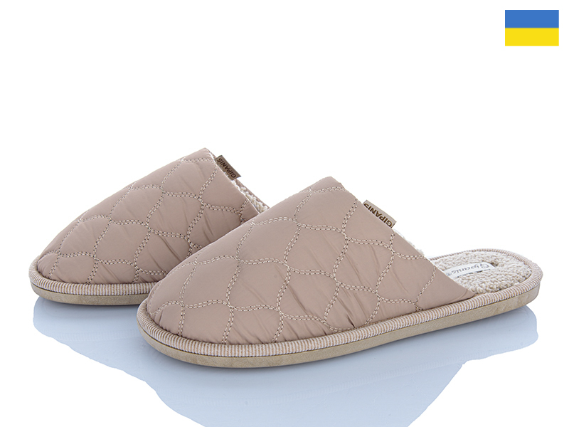 Тапочки Inblu (36-41) 7201 плащ.капучино (зима)