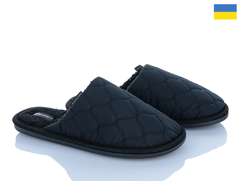 Тапочки Inblu (36-41) 7201 плащ.чорний (зима)