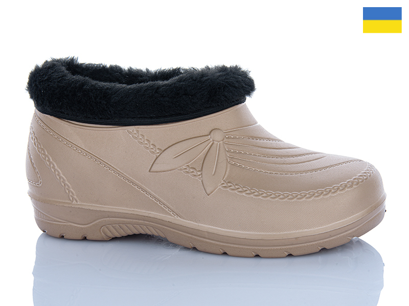 Галоши Inblu (36-41) A13 бежевий (зима)