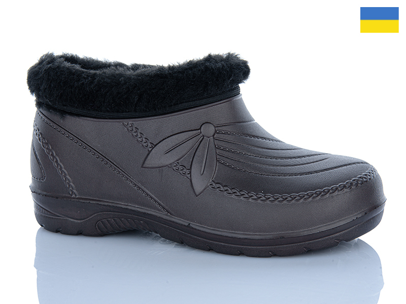 Галоши Inblu (36-41) A13 шоколад (зима)