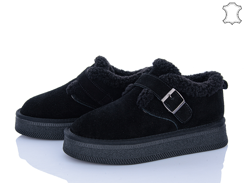 Туфли PL PS (36-40) GF2650 black (зима)