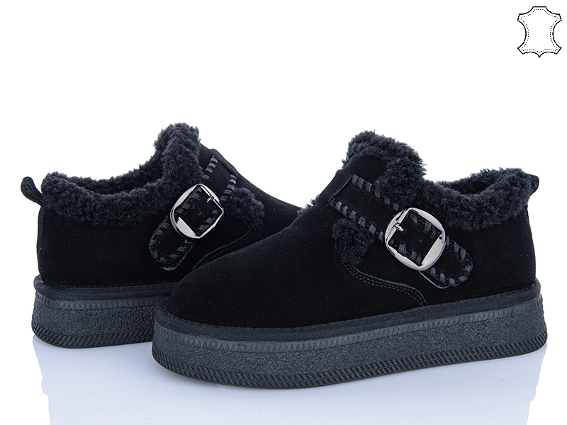 Туфли PL PS (36-40) GF2652 black (зима)