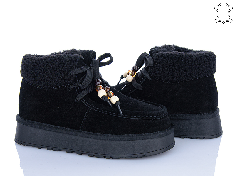 Угги PL PS (36-40) GF2653 black (зима)