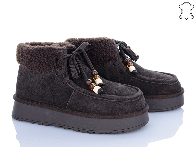 Угги PL PS (36-40) GF2653 brown (зима)