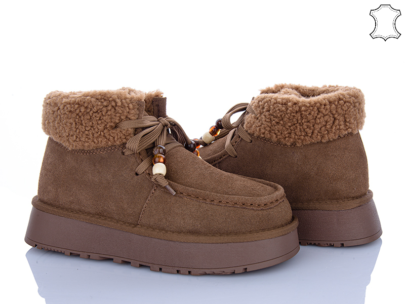 Угги PL PS (36-40) GF2653 caramel (зима)