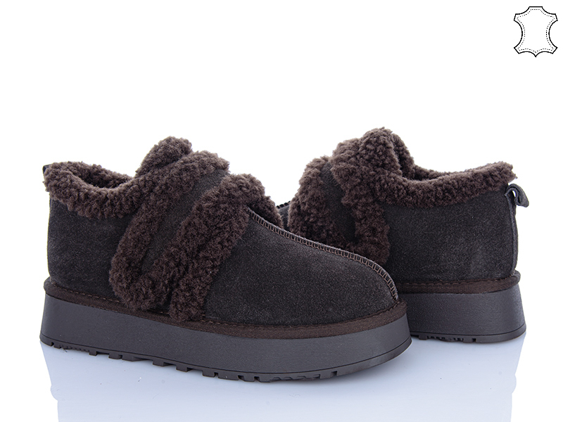 Угги PL PS (36-40) GF2654 brown (зима)
