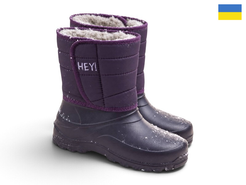 Сапоги Rai shoes (30-36) 088 фіолетовий (зима)
