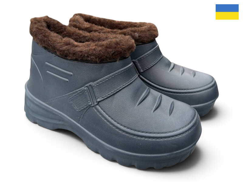 Галоши Rai shoes (41-46) 804 синій (зима)