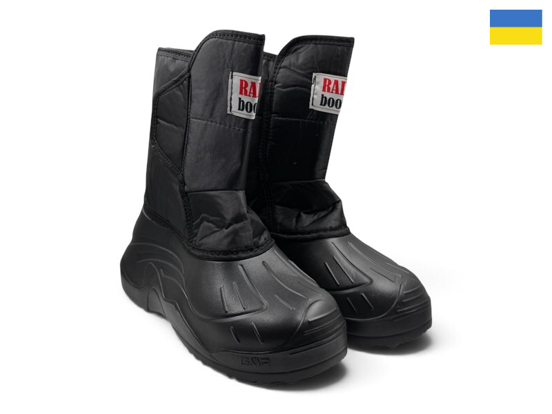 Сапоги Rai shoes (41-46) M12 чорний (зима)
