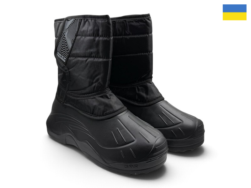 Сапоги Rai shoes (41-46) M24 чорний (зима)