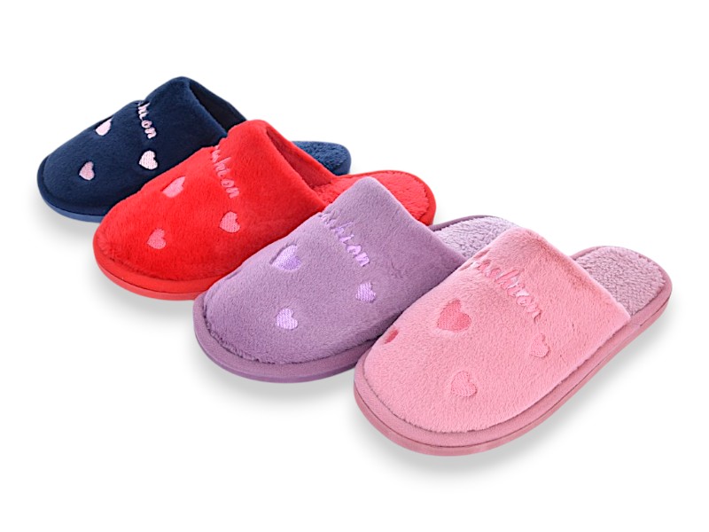 Тапочки RGP (36-41) Серце mix (зима)
