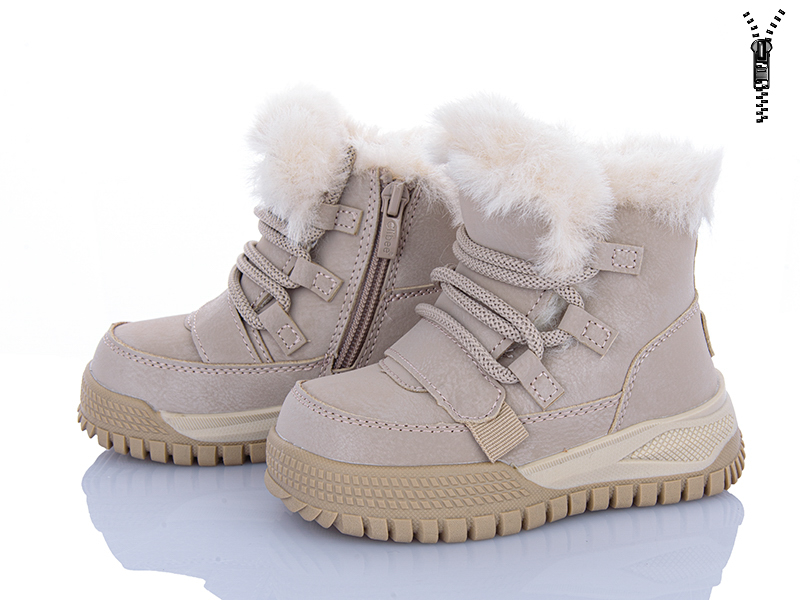 Ботинки Clibee-ShoSho (23-28) HA828-2 khaki (зима)