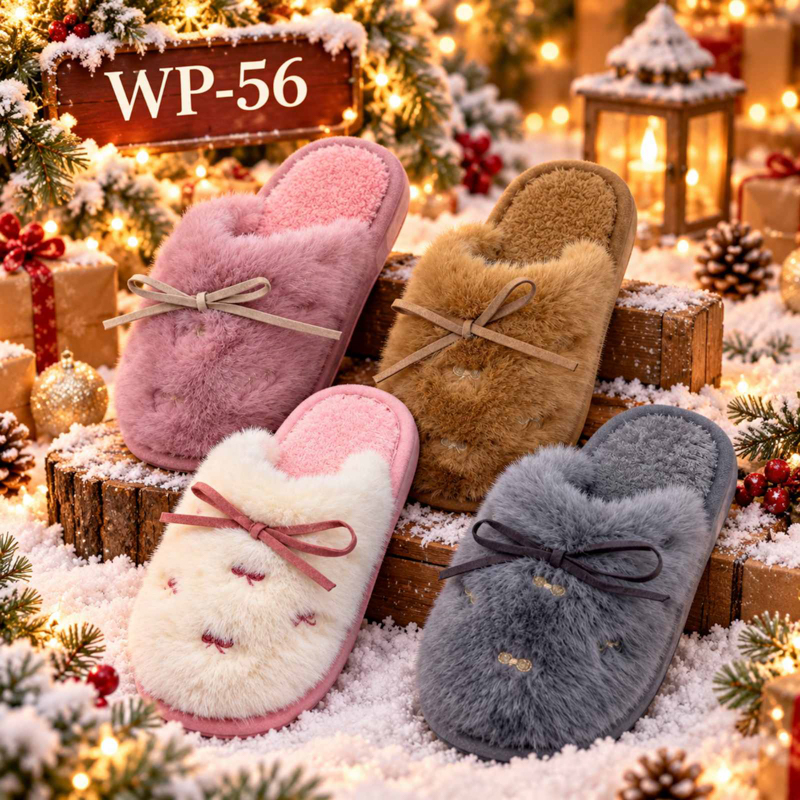 Тапочки Slipers (36-41) WP56 mix (зима)