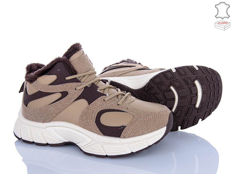 Кроссовки Stilli Group (36-41) NK909-3 шкіра (зима)