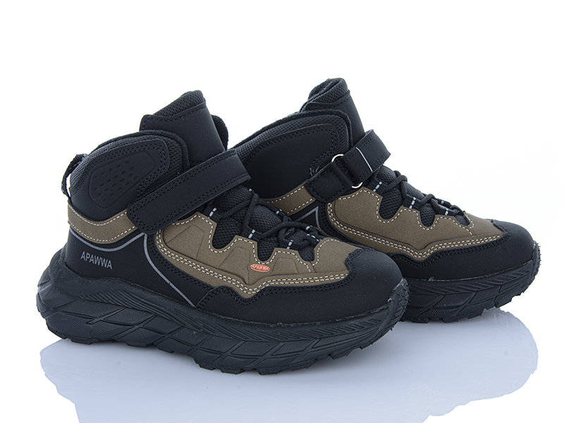 Кроссовки Clibee (32-37) ABC6509 khaki (зима)
